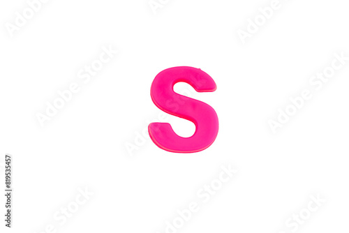 Pink letter 'S' isolate no white background.png