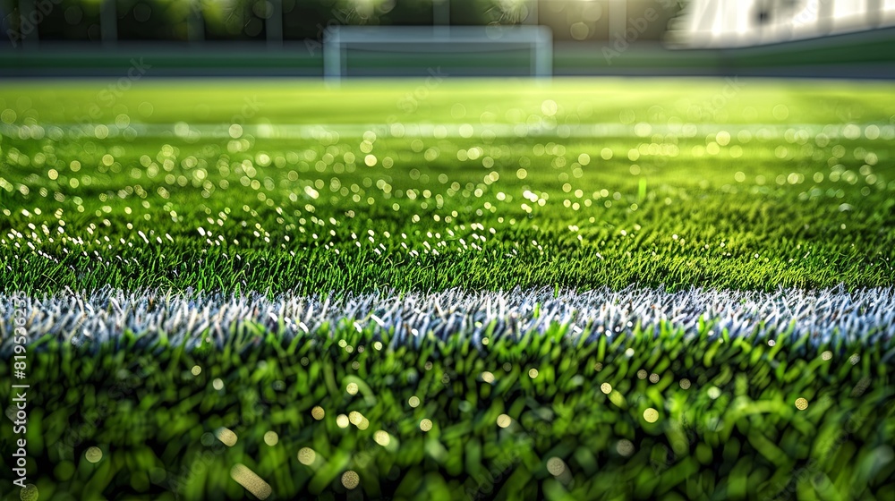 football field and grass