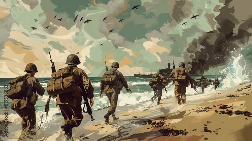D-Day: Commemorating the Historic Normandy Invasion and Its Impact on World War II photo