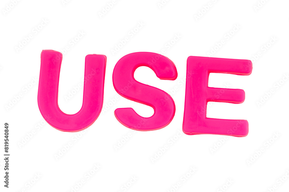Pink Letters USE isolate no white background.png Pink Letters USE isolate no white background.png