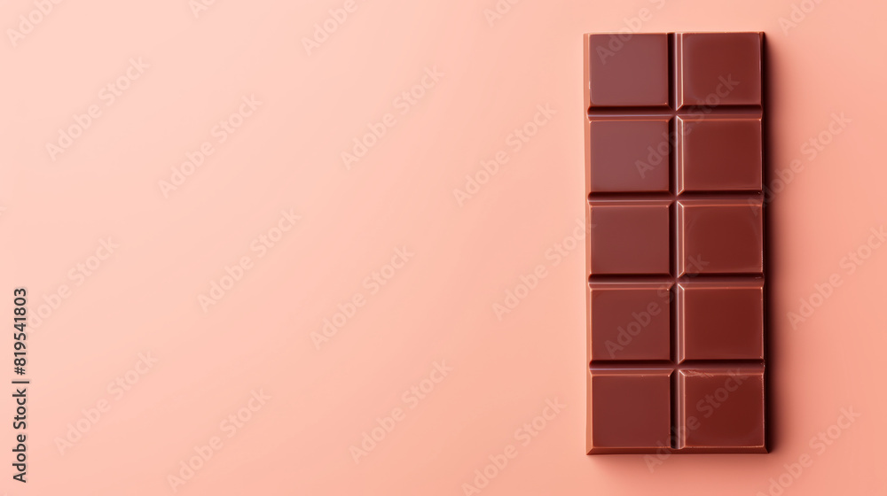 top view a Chocolate bar.with copy space top view a Chocolate bar.with copy space