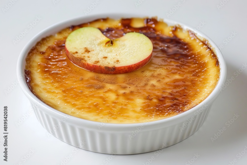 Apple Cinnamon Creme Brulee with Decadent Whipped Cream Apple Cinnamon Creme Brulee with Decadent Whipped Cream