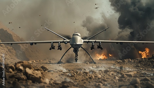 Analyze the use of drones in bomb detection and disposal