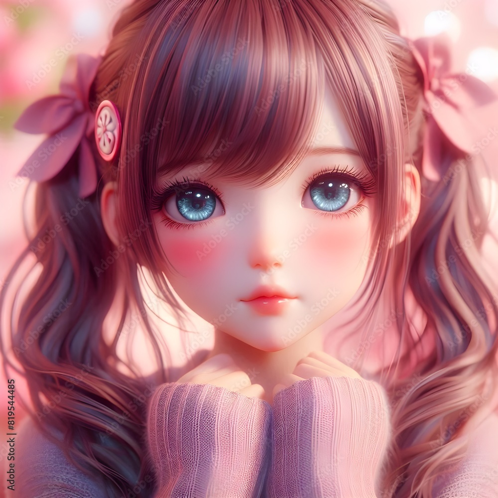 Securing diversity, including girls with animation-like visuals and game characters Securing diversity, including girls with animation-like visuals and game characters