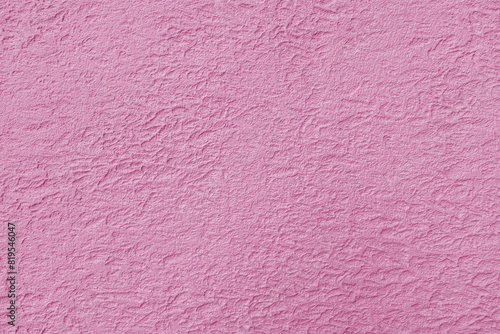 Texture of pink rough plaster. Abstract design background.
