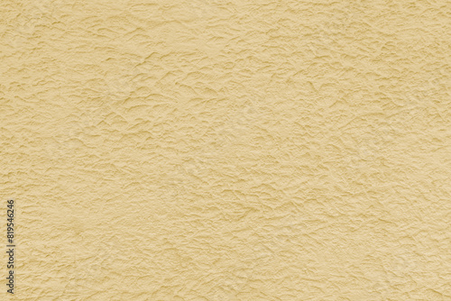 Texture of yellow rough plaster. Abstract design background.