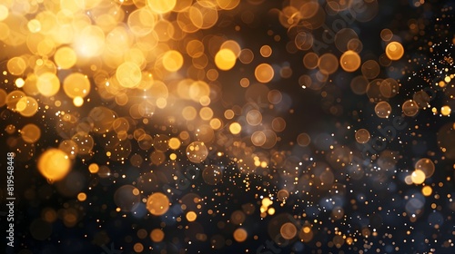 Captivating Glitter and Golden Radiance Abstract Backdrop for Elegant and Luxury Designs