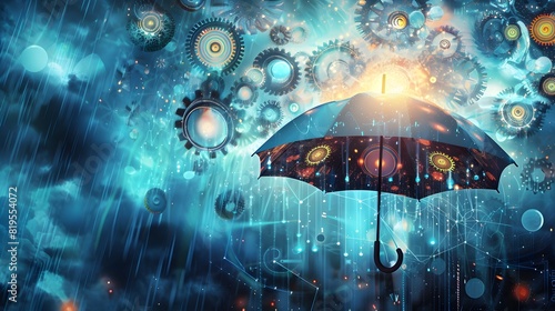 Umbrella of Innovation and Protection:A Futuristic Business Strategy photo
