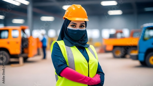 Muslim Women in Construction, Shaping the Future with Safety and Skill © Aksaka