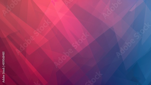 Blue and Red Gradient Web Background with Small Geometry.