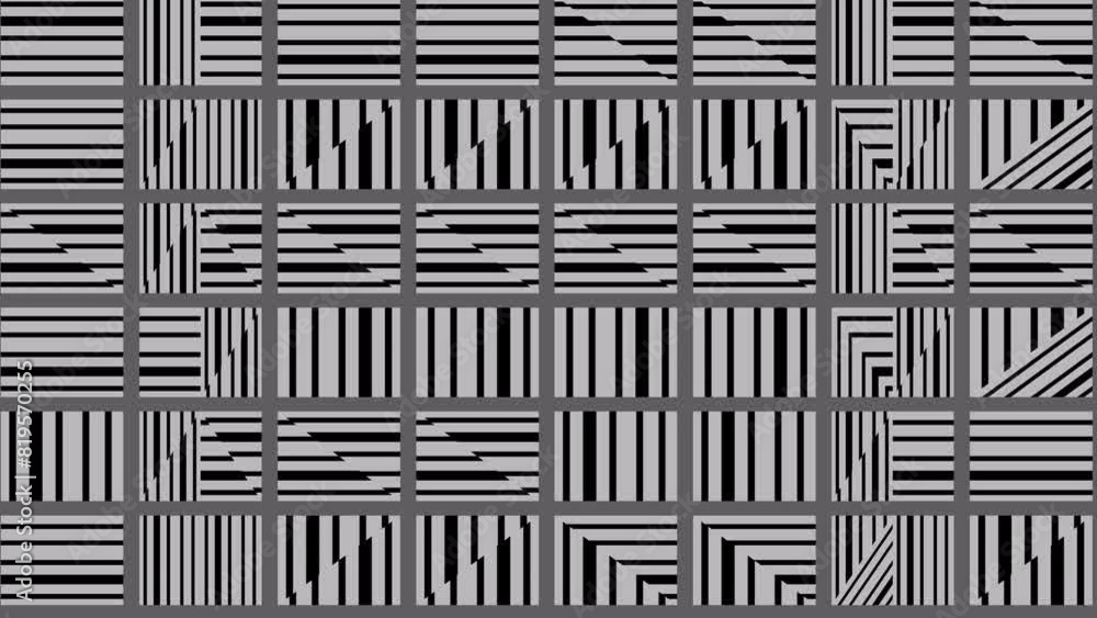 Abstract background with black and white stripes.Kaleidoscope background.Striped wallpaper. Abstract background with black and white stripes.Kaleidoscope background.Striped wallpaper.