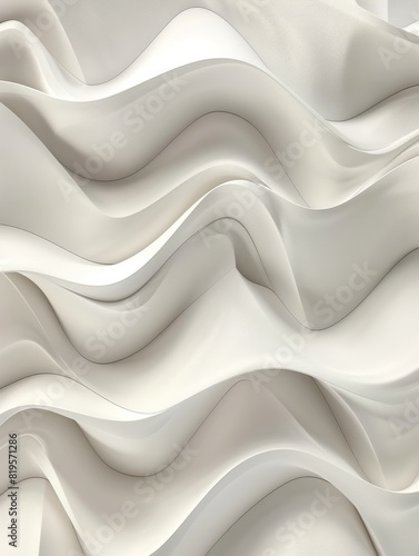 wavy pattern wooden paper background white color bas relief photo