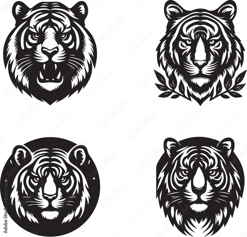 tiger bundle art ilastration tiger bundle art ilastration