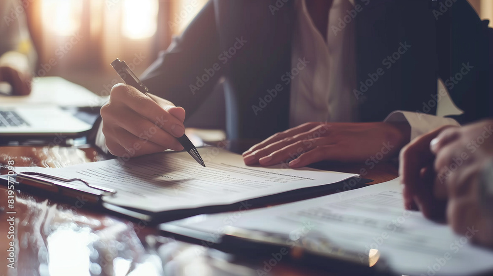 custom made wallpaper toronto digitalClose-up images of business professionals signing documents, highlighting the importance of contracts and agreements in professional settings.