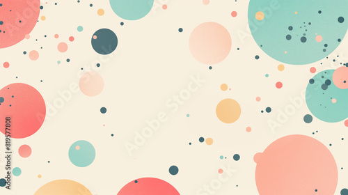 A colorful background with many small circles