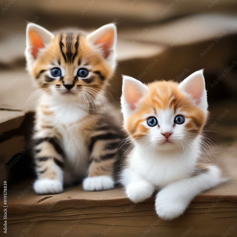 two kittens