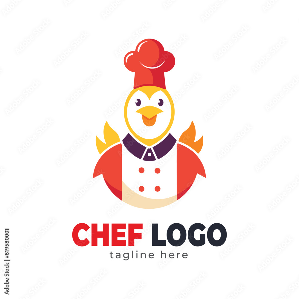 chef hat logo and icon vector design template chef hat logo and icon vector design template