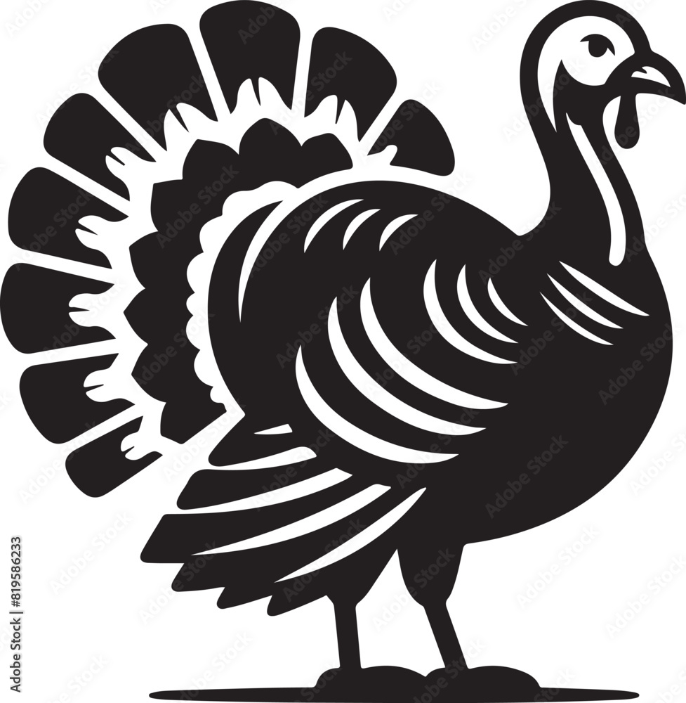 Fototapeta premium turkey vector ilastration