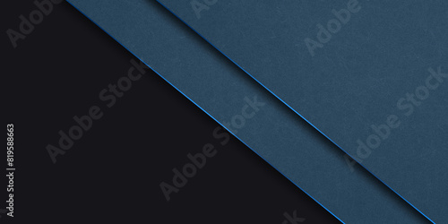 Abstract blue grunge line banner on dark pattern design modern luxury futuristic background 