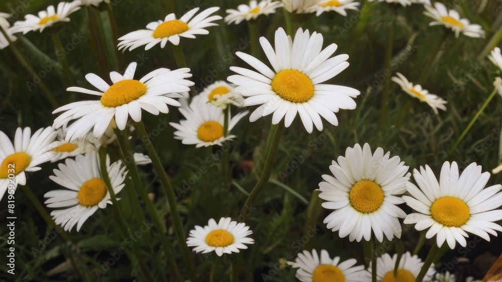 Flourishing Daisies in Open Field
Flourishing Daisies in Open Field