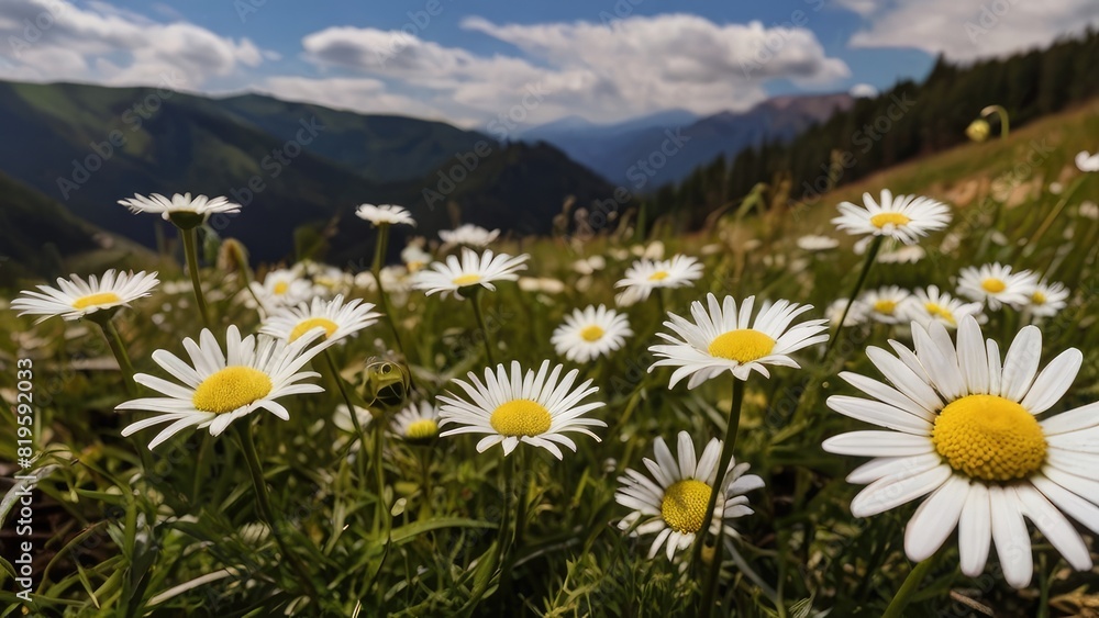 Breathtaking View of Alpine Botany