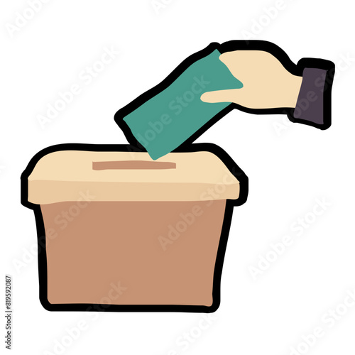 alms Line Style Icon  vector design and illustration template