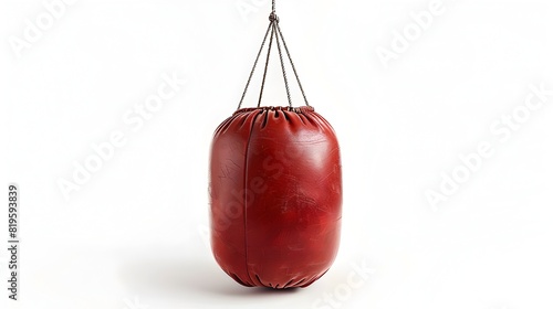 Boxer Training with Intense Focus on Speed Bag During Individual Fitness Session © idea24Club