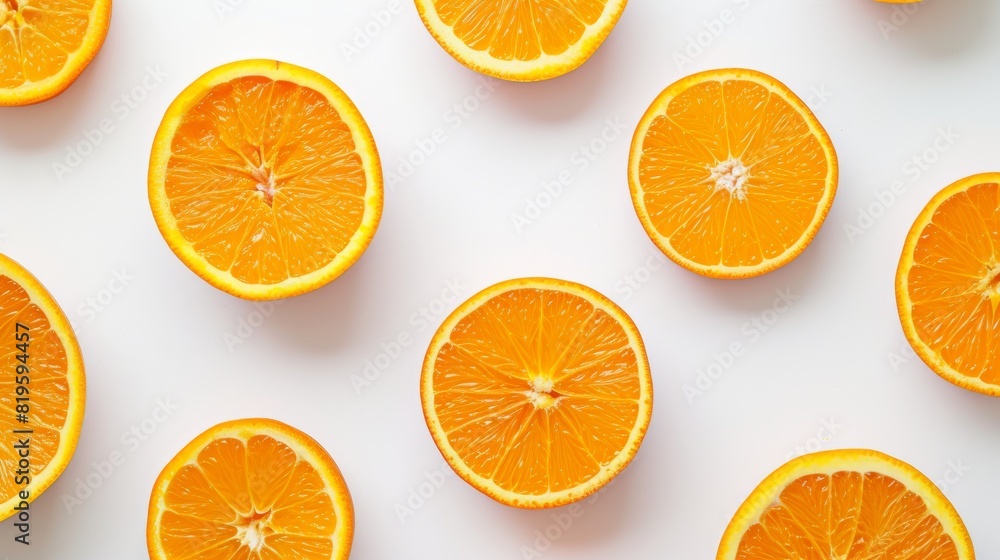 top view of fresh orange fruit slices arranged neatly in healthy food top view of fresh orange fruit slices arranged neatly in healthy food