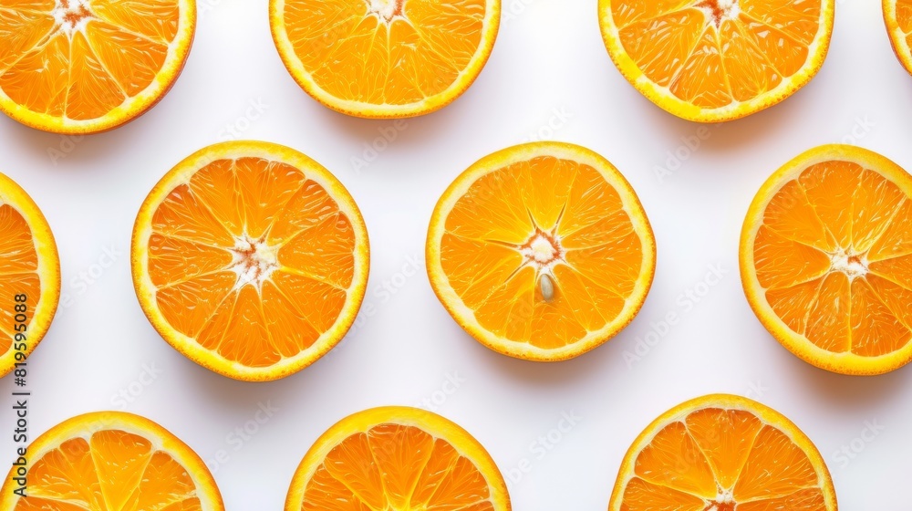 top view of fresh orange fruit slices arranged neatly in healthy food top view of fresh orange fruit slices arranged neatly in healthy food