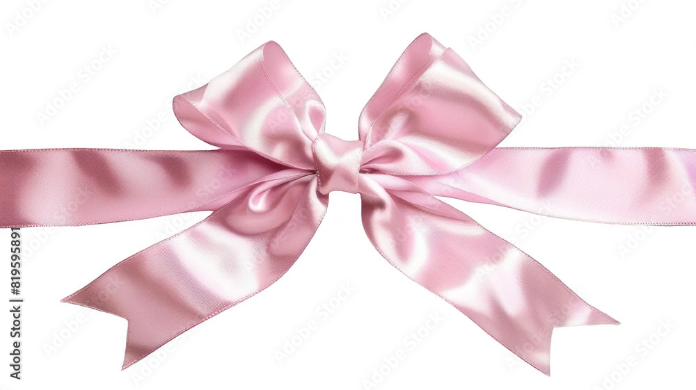 Elegant pink ribbon with bow, detailed illustration capturing natural colors and textures, high resolution, ultra-realistic color grading for professional use in elegant gift presentations. Elegant pink ribbon with bow, detailed illustration capturing natural colors and textures, high resolution, ultra-realistic color grading for professional use in elegant gift presentations.