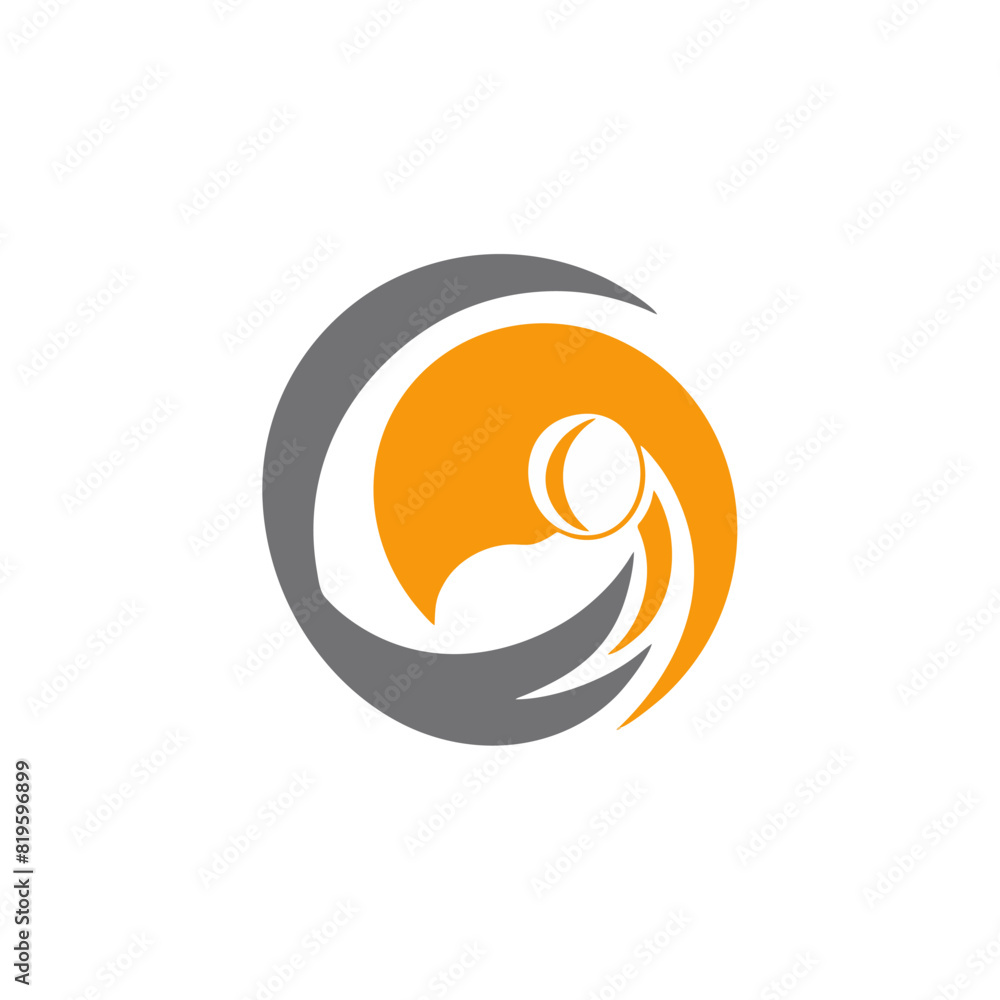 Attractive modern minimalist leaf logo Attractive modern minimalist leaf logo