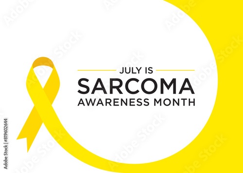 July is Sarcoma Awareness Month. It's a time to raise awareness about this less common type of cancer, recognize those affected by it, and advocate for better treatments and research.