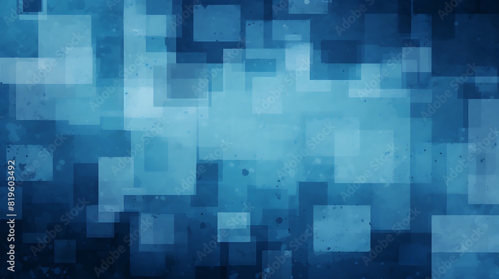 blue background with halftone grunge geometric