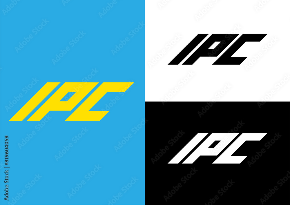Obraz premium IPC Letter Logo for design elements and design references