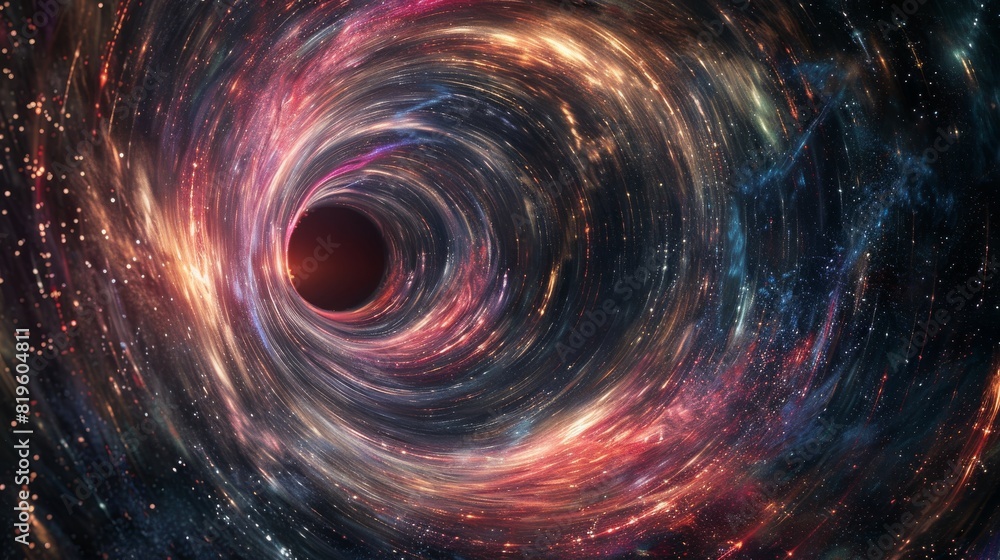 abstract colorful black hole background abstract colorful black hole background