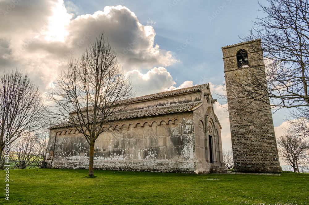 Fototapeta premium Matrice, Molise. Church of Santa Maria della Strada 032024