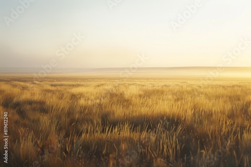 Golden Field at Sunset