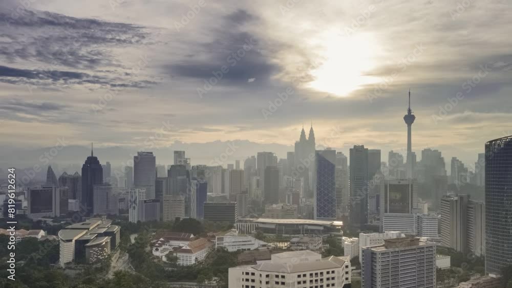 beautiful view of kuala lumpur, malaysia city skyline beautiful view of kuala lumpur, malaysia city skyline