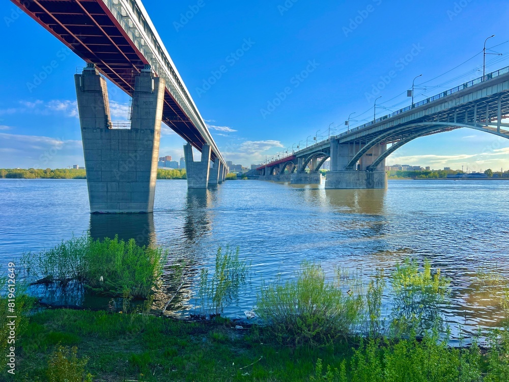 Fototapeta premium bridge over the river