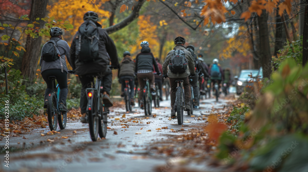 Fototapeta premium including workshops on tax deductions available for employers who support eco-friendly transportation options