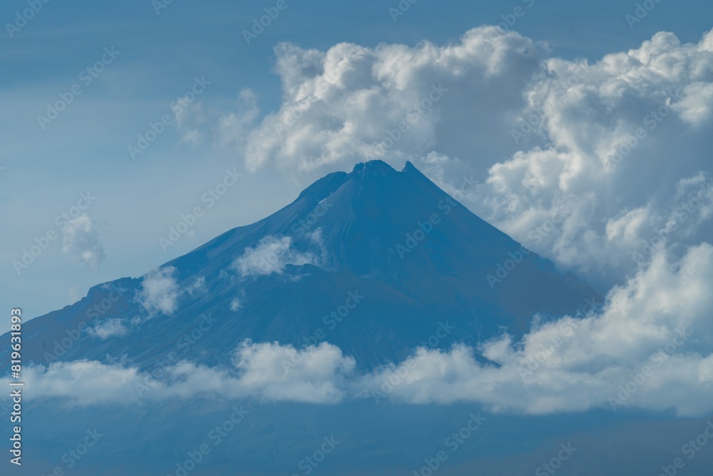 Rural farmland and the volcano of Mt Taranaki, Taranaki, New Zealand. Rural farmland and the volcano of Mt Taranaki, Taranaki, New Zealand.