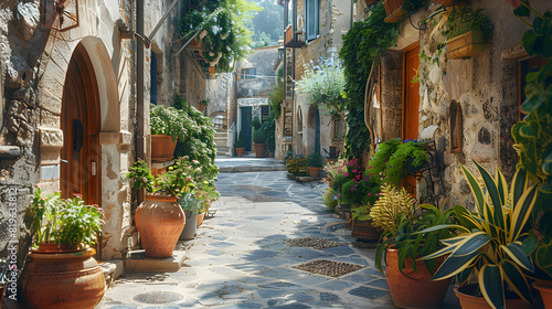 Exploring Italys Hidden Villages: Timeless Charm and Rich Cultural Heritage Captured in Stunning Photo Realism photo