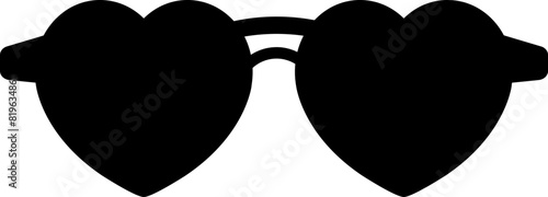 glasses silhouette. sunglasses silhouette vector.