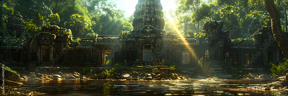 Discover the Mystical Beauty of Cambodia s Secret Temples: A Photo Realistic Exploration into the Country s Rich Cultural Heritage Hidden Within the Jungle