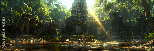 Discover the Mystical Beauty of Cambodia s Secret Temples  A Photo Realistic Exploration into the Country s Rich Cultural Heritage Hidden Within the Jungle