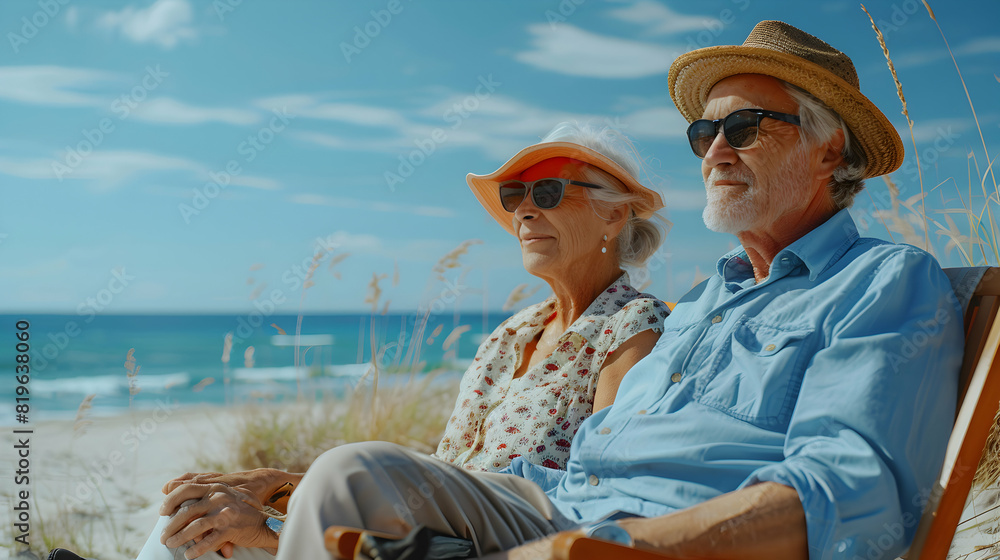 Secure Retirement: Senior Couple Enjoying Golden Years With Life Insurance for Comfort Peace of Mind Photo Realistic Concept Secure Retirement: Senior Couple Enjoying Golden Years With Life Insurance for Comfort Peace of Mind Photo Realistic Concept