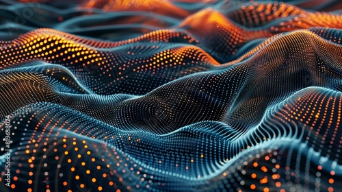 Abstract Patterns: Incorporate abstract patterns like waves, dots, or lines in the background to add texture and visual interest without overwhelming the main elements. Generative AI photo