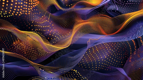 Abstract Patterns: Incorporate abstract patterns like waves, dots, or lines in the background to add texture and visual interest without overwhelming the main elements. Generative AI