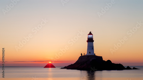 Lighthouse at Sunset
