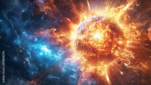 Showcase the aweinspiring power of supernovae explosions in the cosmos